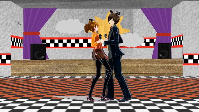 [ MMD x FNAF x Sally Face ] - Posin meme смотреть онлайн