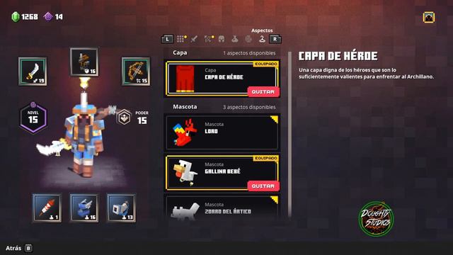 Como usar la Hero edition de Minecraft dungeons? SKINS CAPA MASCOTAS DLCS Diferencia stadard y hero смотреть онлайн
