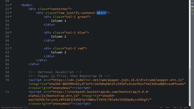 Horizontal Alignment - Bootstrap 5 Alpha Responsive Web Development and Design смотреть онлайн