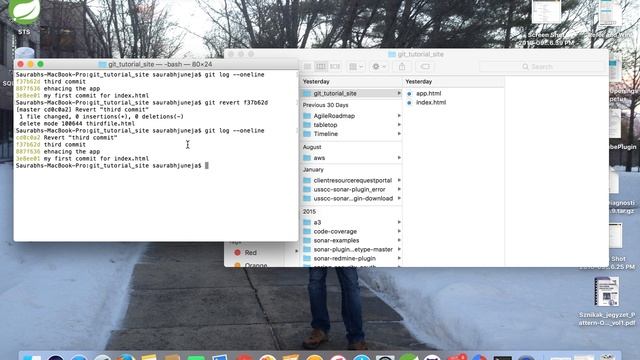 git Commands Part3 - reverting changes смотреть онлайн