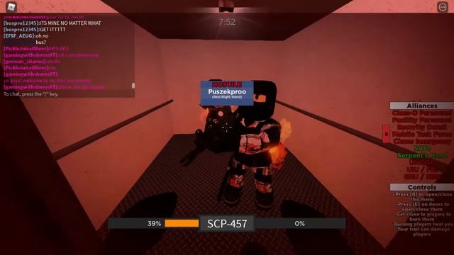 [Roblox SCP rBreach] Protecting SCP-035 from MTF and others as SCP-457 смотреть онлайн