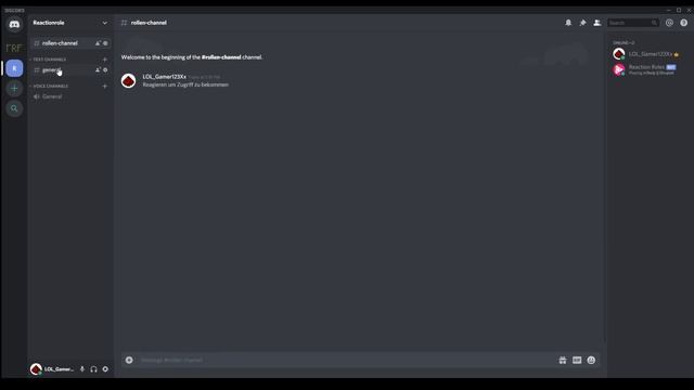Reaction Roles|Discord Bot смотреть онлайн