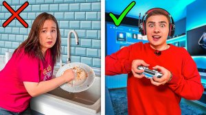 100 часов Игнорируем Задания Мамы ! // Луномосик