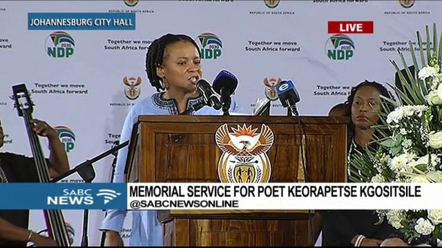 Lebo Mashile pays tribute to Prof. Kgositsile смотреть онлайн