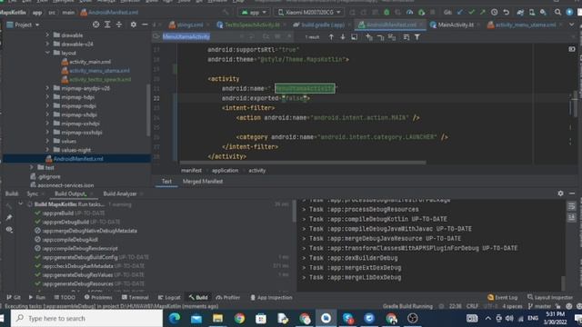 Merubah Activity yang dijalankan saat pertama kali di android studio dan cara berpindah ke aktivity смотреть онлайн