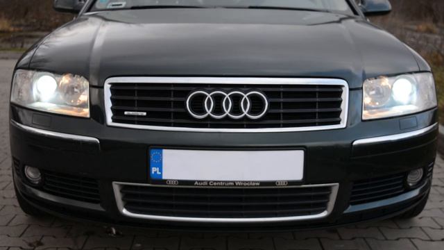 Światła do jazdy dziennej DRL Audi A8 D3 смотреть онлайн