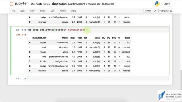 สอน Python สำหรับ Data science: การใช้ pandas drop_duplicates เพื่อลบแถวซ้ำ смотреть онлайн