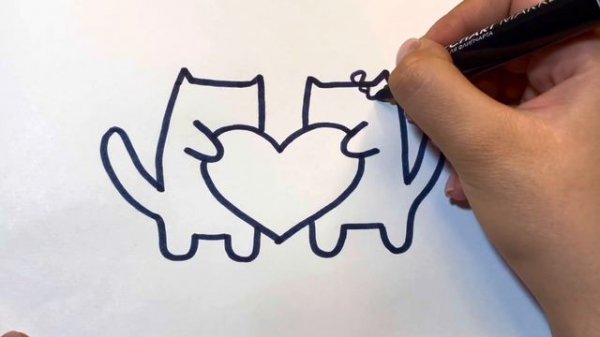 Как нарисовать валентинку