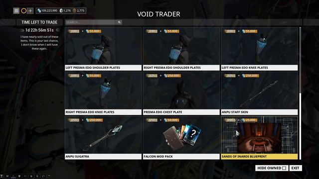 Warframe - Void Traders Returned! 85th rotation смотреть онлайн