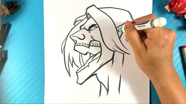 How to Draw ATTACK ON TITAN - Eren Yeager смотреть онлайн