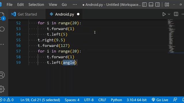 Android logo using python programming language |Turtle graphics library |python program|syntax erro смотреть онлайн