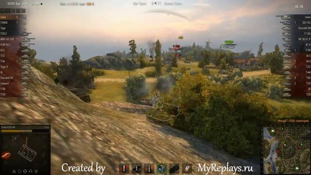 WOT: Hills - Lowe - 11 frags - смотреть онлайн