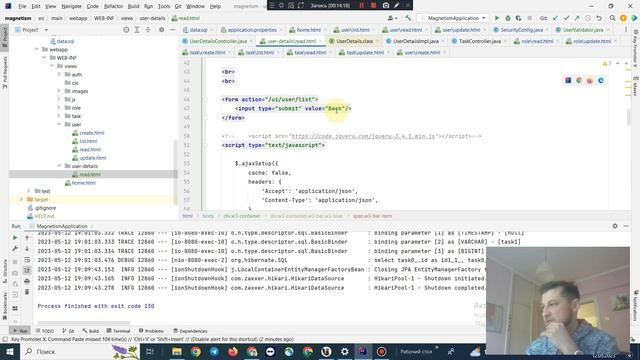 Приложение на SpringBoot с нуля. Lesson-38. UserDetails Info смотреть онлайн