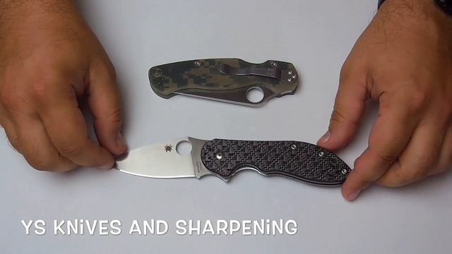 От Spyderco Paramilitary к Spyderco Domino или от отца к сыну
