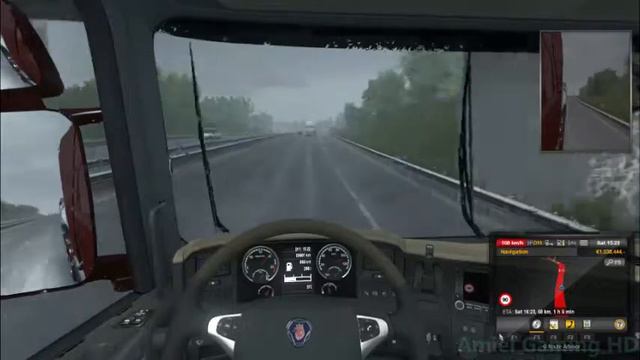 Let's drive a Scania R450 Euro Truck Simulator 2 Vive la France! смотреть онлайн