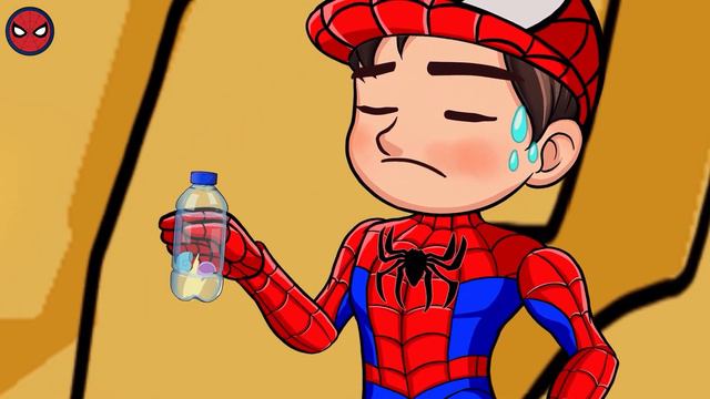Challenge To Give Birth To A Cute Spider-Man Baby- Marvel's Spider-Man And His Amazing Animation.