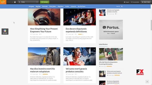 Portus - News Portal and Magazine WordPress Theme смотреть онлайн