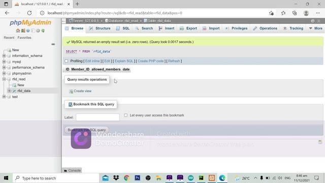 ATTENDANCE SYSTEM BY SENDING RFID DATA TO MySQL SERVER USING PYTHON WITH ARDUINO by SIA GROUP 2 смотреть онлайн