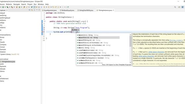 Core Java 49) How to find String index in Java | Java Tutorials | AndroIndian смотреть онлайн