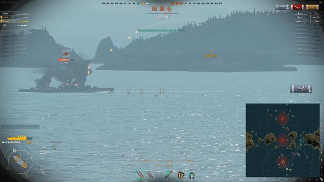 Обзор немецкого крейсера 4 уровня Карлсруэ