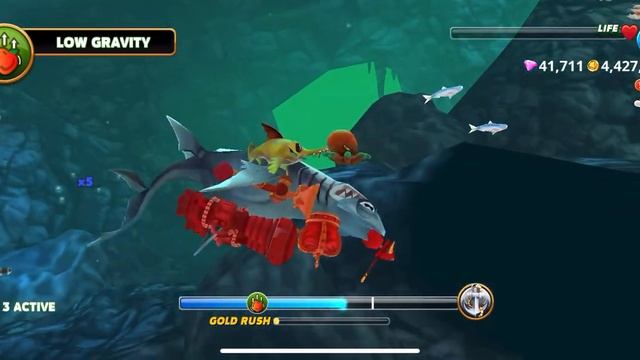 Mako vs Great Hammerhead Shark !! - Hungry Shark World смотреть онлайн