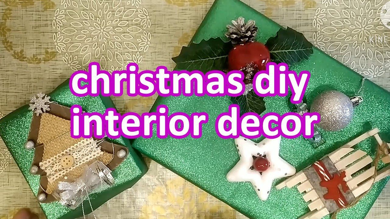 Рождественский декор интерьера смотреть онлайн