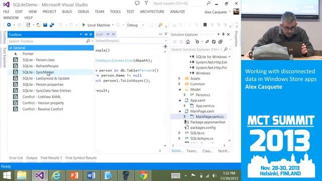 Working with disconnected data in Windows Store apps - Alex Casquete смотреть онлайн