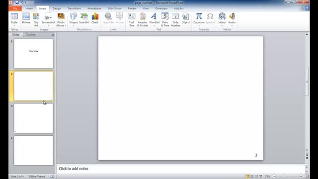 Add Page Numbers in PowerPoint Slides and Notes Pages смотреть онлайн