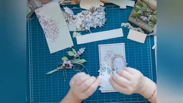 Мастер-класс по весенней сиренево-мятной открыточке смотреть онлайн