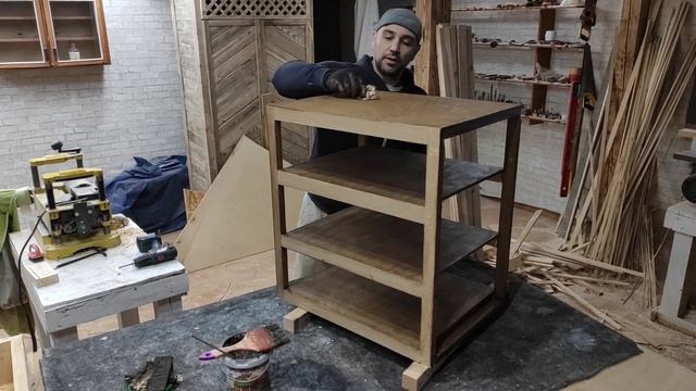 Тумбочка своими руками. Стиль лофт. Дизайн мебели смотреть онлайн