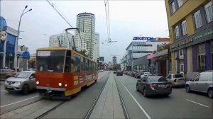 Трамвайный маршрут № 1, г. Екатеринбург.