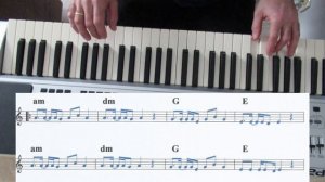 MODERN  TALKING - Locomotion tango (cover, nuty, akordy)