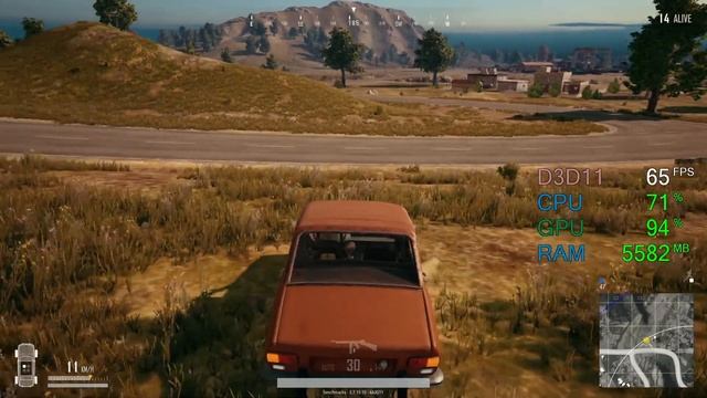 GeForce GTX 1050 ti -- Intel Core i3-8100 -- PUBG FPS Test Erangel Low смотреть онлайн