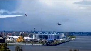 9.05.2024 Авиашоу в Нижнем Новгороде в праздник День Победы