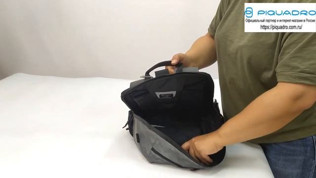 Обзор рюкзака для ноутбука Piquadro PQ M PQM CA5495PQM CAMOREFGR смотреть онлайн