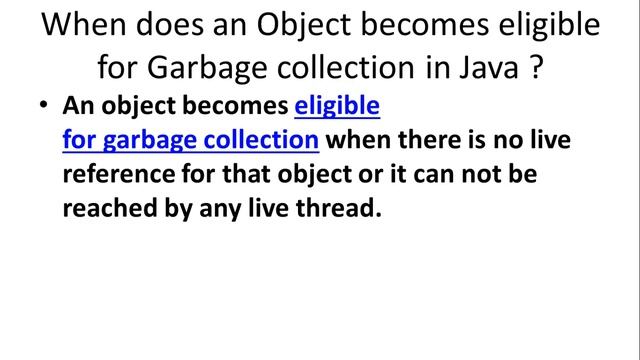 1 Java Garbage Collection Part 1 смотреть онлайн