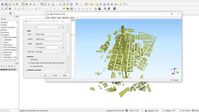 PART 1 - How to create 3D BUILDING MAP VIEW in QGIS using Qgis2threejs PLUGIN смотреть онлайн