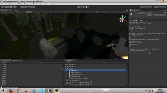 Unity3d - Диалог/Субтитры