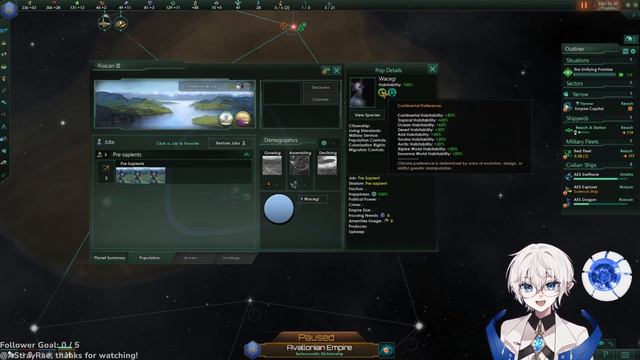 Stellaris Paragons - Let's Play - EP 1 - Fanatic materialists united by a legendary leader! смотреть онлайн