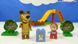 Строим из Lego Duplo Big Masha and Bear Конструктор Маша и Медведь, Бассейн