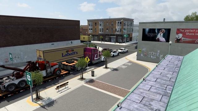 *Freightliner Classic XL* Wrecker Haul Olympia to Aberdeen Project Nex-Gen Graphics ATS 4K 1.48 смотреть онлайн