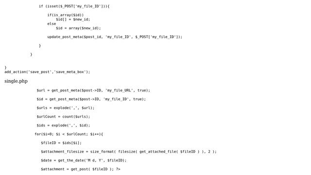 Wordpress: Appending a value to metabox before and after saving смотреть онлайн