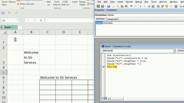 Excel VBA Orientation, Wrap text , merge and unmerge смотреть онлайн
