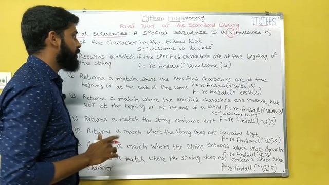 Python Programming (Part - 58) String Pattern Matching, re module in Python смотреть онлайн