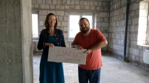 Закладка первого кирпича.