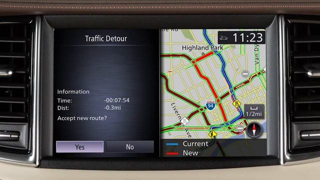 2023 INFINITI QX55 SiriusXM® Traffic смотреть онлайн