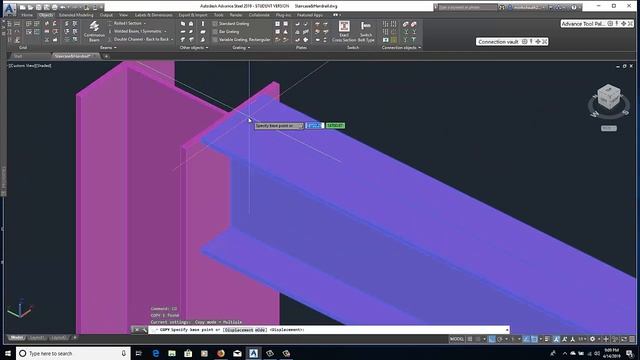 Advance Steel - Stair case modelling_Part1 смотреть онлайн
