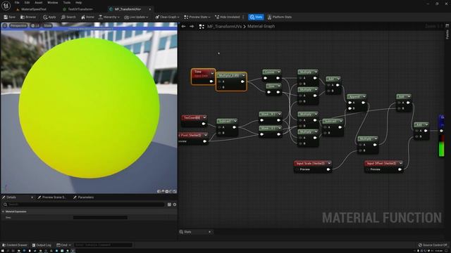 Moving, Rotating, and Scaling UVs - Shader Graph Basics - Episode 43 смотреть онлайн