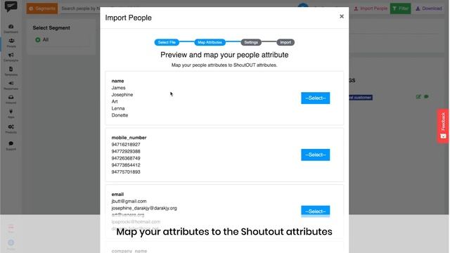 How to import contacts from a CSV/Excel to the ShoutOUT platform? смотреть онлайн