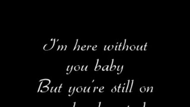 3 Doors Down - Here Without You Baby (lyrics) смотреть онлайн